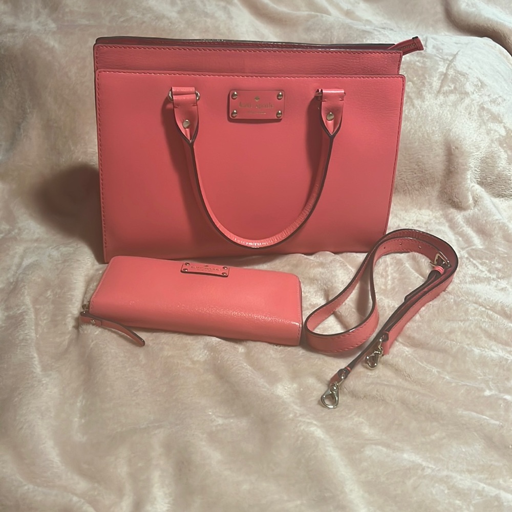 Large Kate Spade Bag and matching Wallet